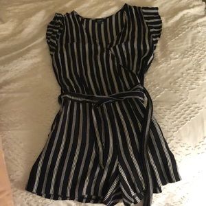 Loft Striped Romper